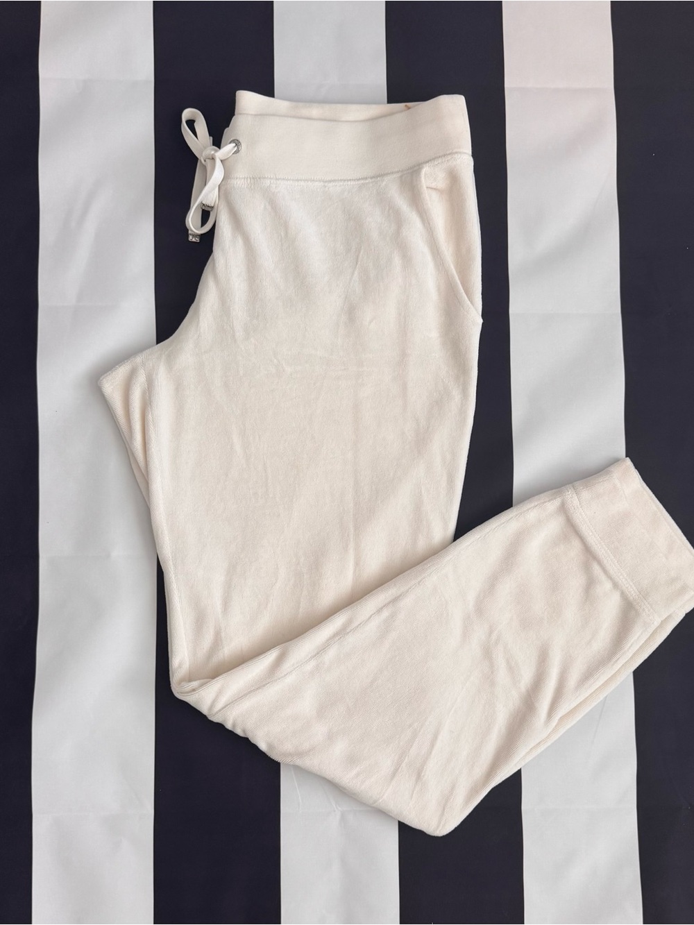 Juicy Couture Light Cream Drawstring Joggers